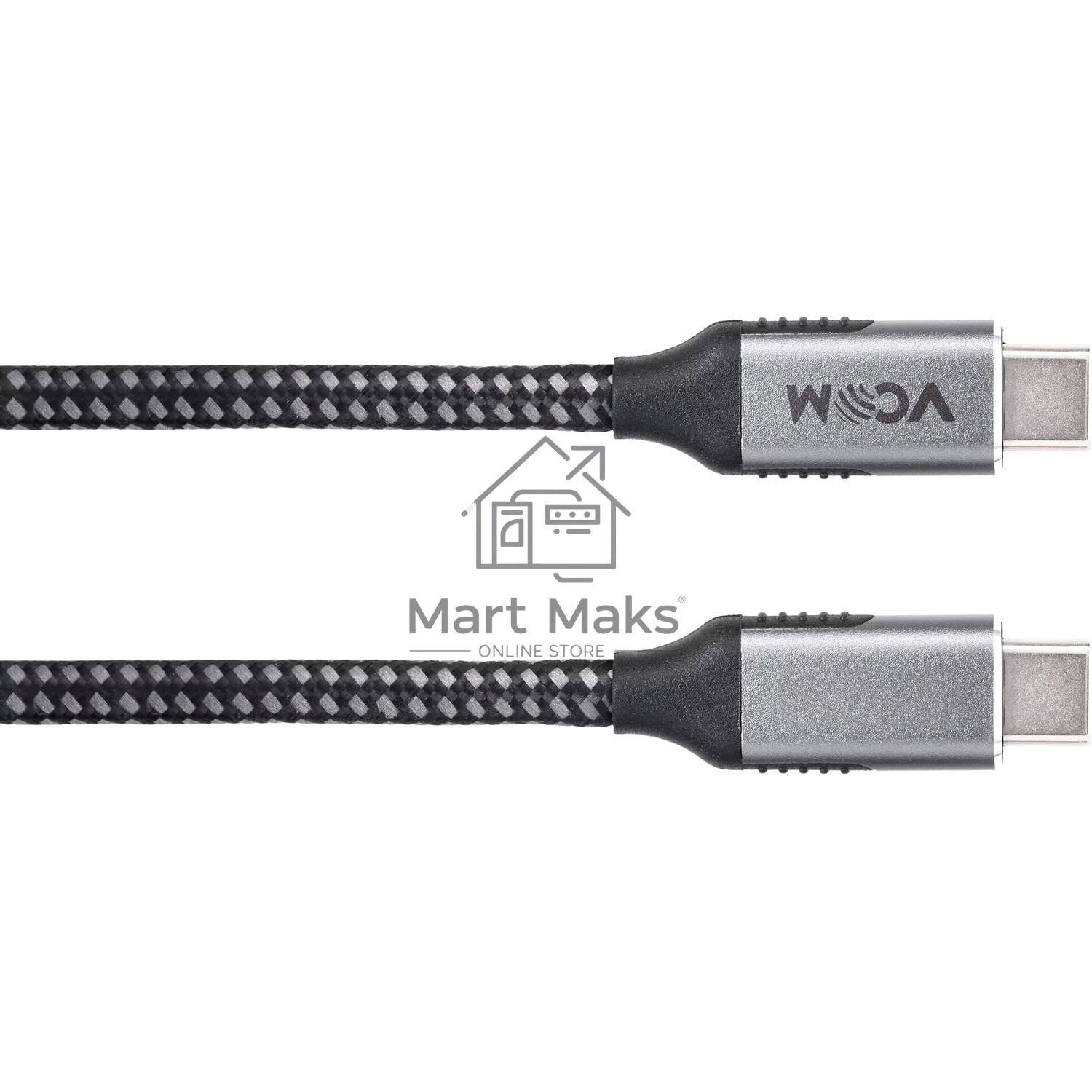 Кабель VCOM USB3.2 Gen2X2, CM->CM, 20Gbs, 100WT, 4KX60Hz, All shell, 1.8m