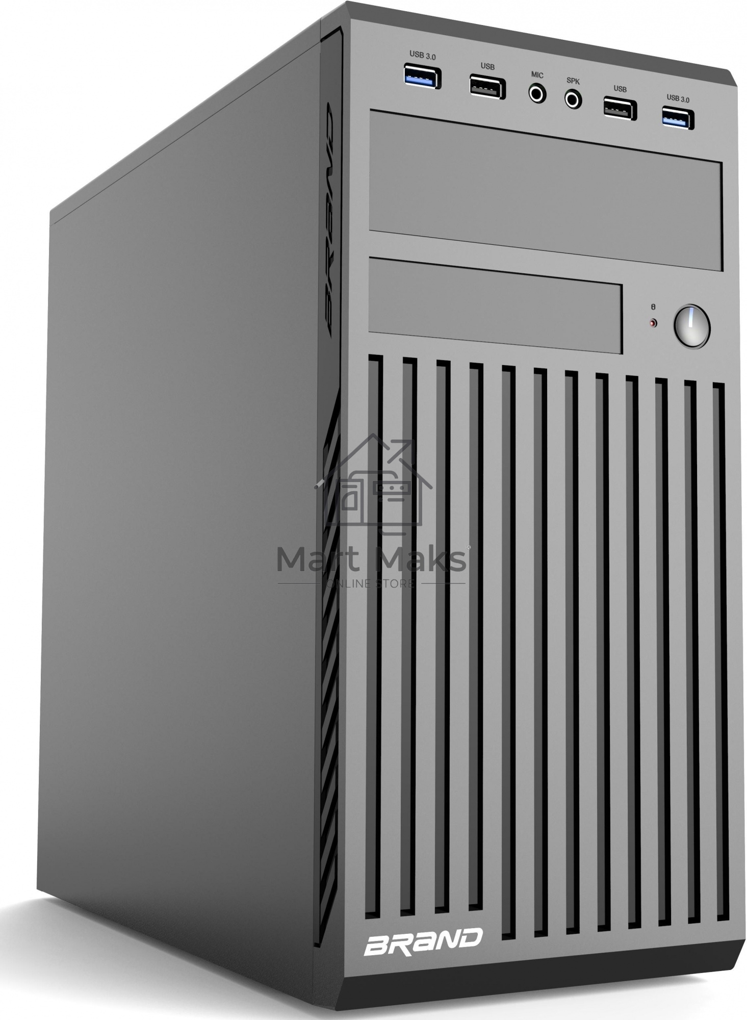 Компьютерный корпус Accord ACC-B202N черный без БП mATX 2xUSB2.0 2xUSB3.0 audio