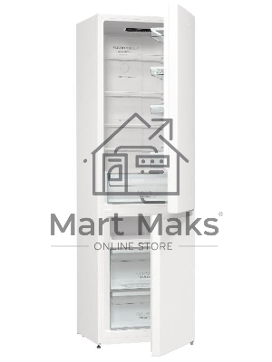 Холодильник Gorenje NRK6201PW4 белый двухкамерный 235/96л морозилка снизу