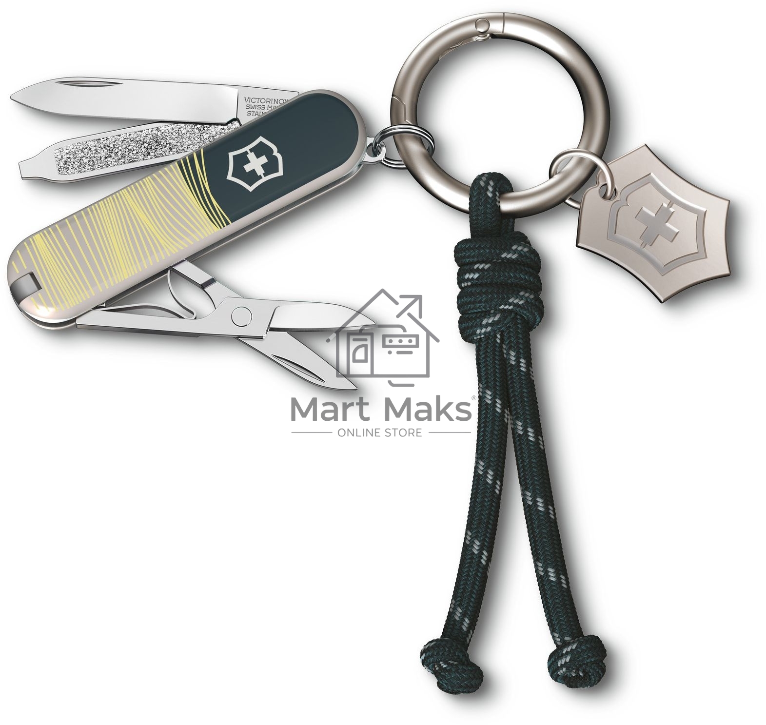 Нож перочинный Victorinox Classic SD New York Style (0.6223.E223) 58мм 7 функций зеленый подар.коробка