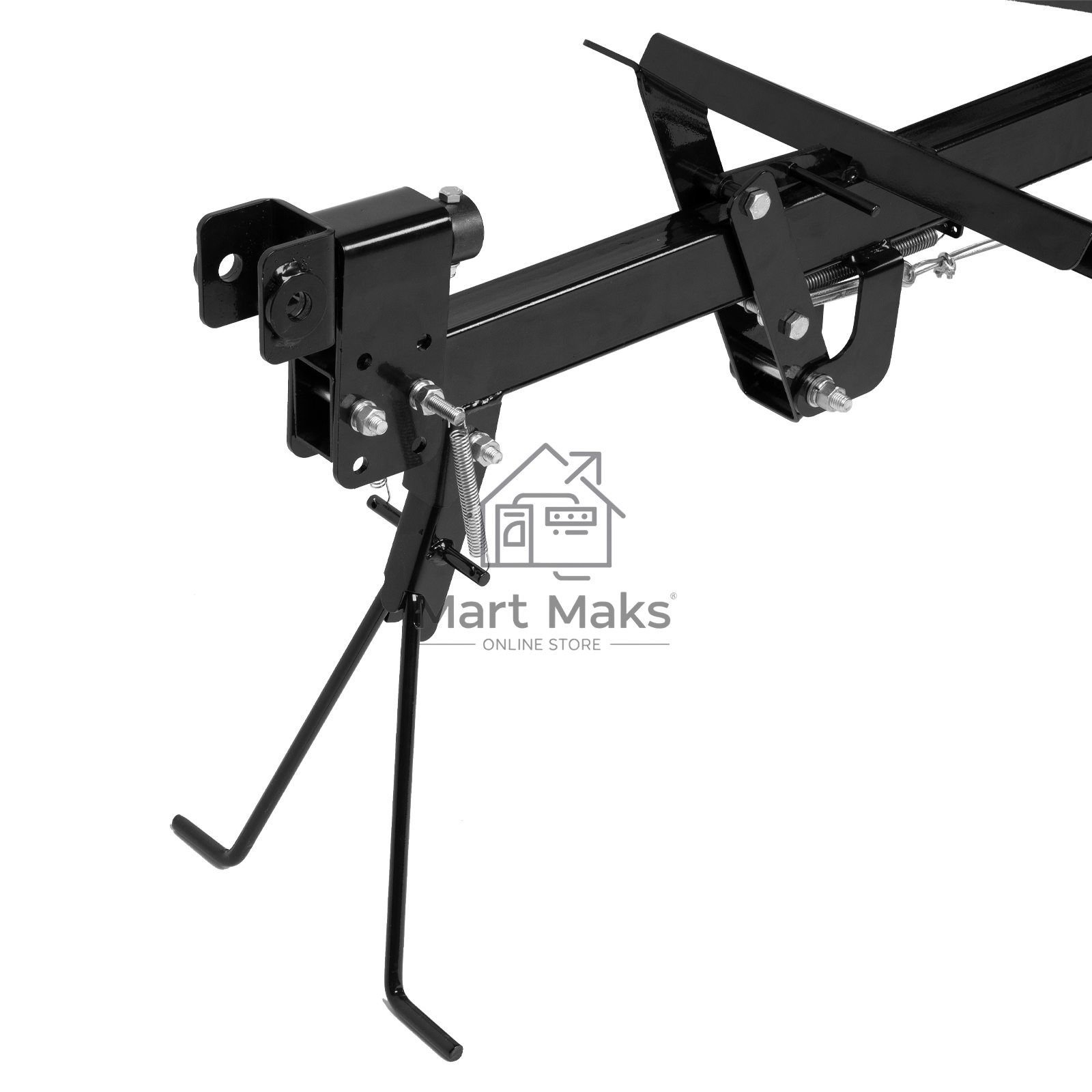 Прицеп для мотоблока TT-500, оцинк., груз. 500 кг, рег. сцепка, колеса 4.00-10, в упаковке Denzel