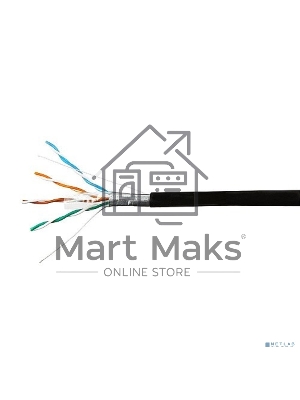 Кабель SkyNet Light FTP outdoor 4x2x0,46, медный, FLUKE TEST, кат.5e, однож., 100 м, box, черный