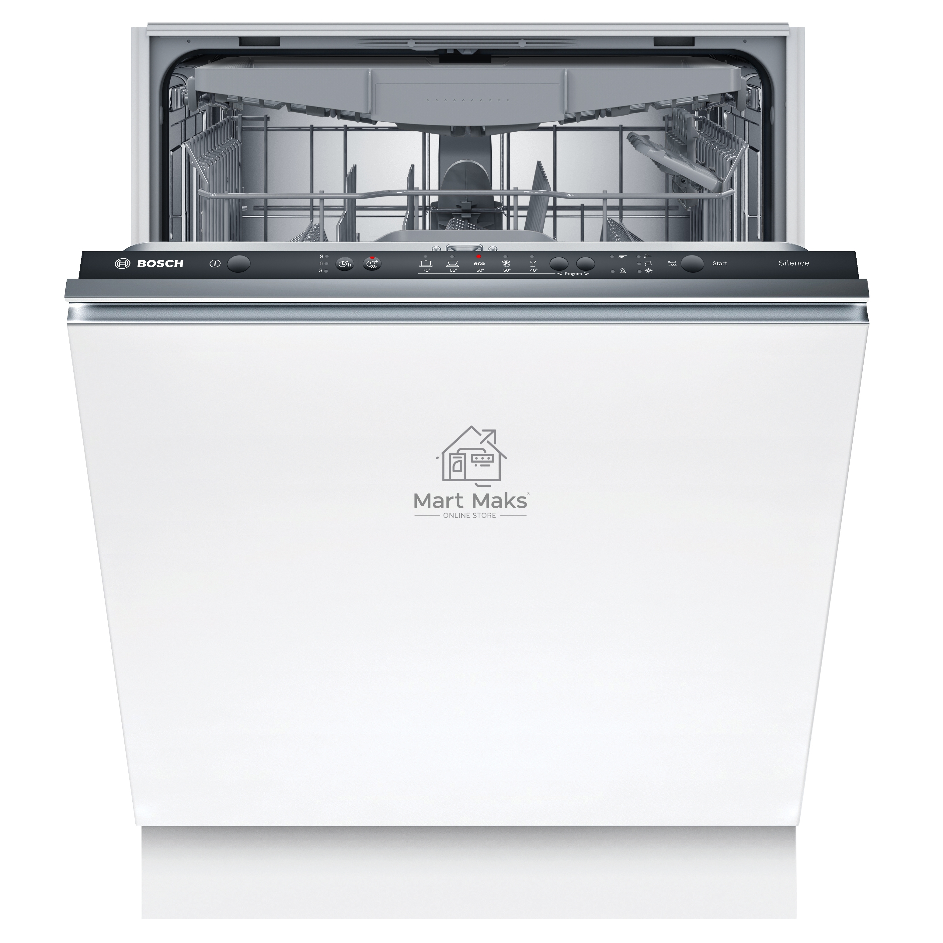 Встраиваемая посудомоечная машина Bosch SMV25EX02E, 59.8 см, 13 компл., 48 дБ, класс E