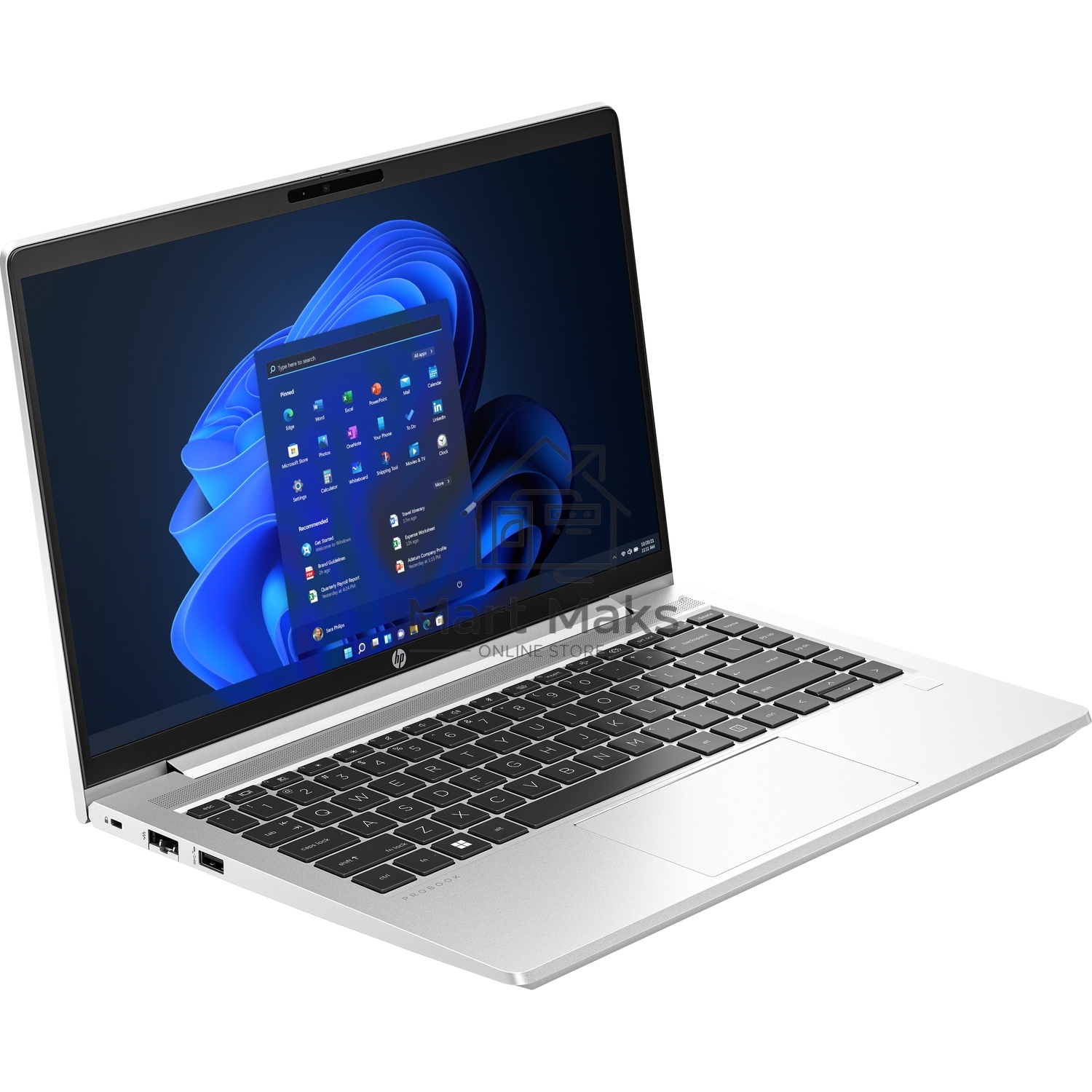 Ноутбук HP ProBook 440 G10 серебристый Intel Core i7 1355U 1700MHz/14