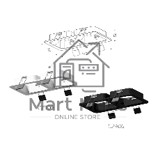 Корпус светильника C7906 SBK черный песок 180*90*H32mm MR16 GU5.3