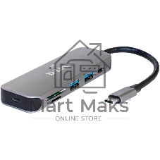 USB-концентратор D-Link DUB-2325, USB, USB 3.0 2порта, USB Type-C,SD,microSD, адаптер/USB