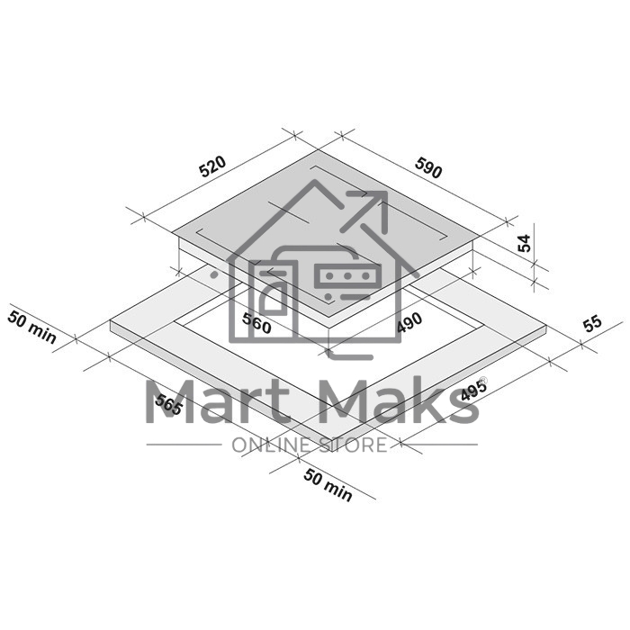 Индукционная варочная поверхность Krona ETERNO 60 BL черный;Материалы:Металл/стекло;Панель конфорок:стеклокерамика;Тип поверхности:индукционная;Расположение управления:спереди;Управление:сенсорное (слайдерное);Количество конфорок:4;Количество режимов нагр