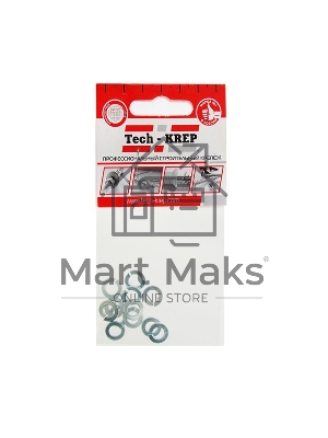 Шайба пружинная М6 цинк. DIN 127 (уп.12шт) пакет Tech-Krep 103048 Шайба пружинная М6 цинк. DIN 127 (уп.12шт) пакет Tech-Krep 103048