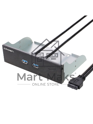 Панель CMU3-20 с двумя портами USB 3.0 в слот 5.25 компьютерного корпуса