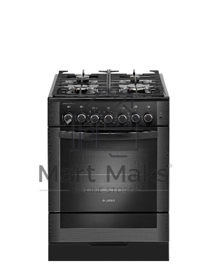 Плита комбинированная Gefest 6502-03 0029 черный, конфорок 4 газовых, духовка 55 л, 60 см x 85 см x 60 см