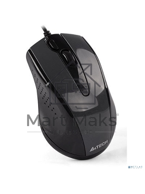 Мышь проводная A4Tech N-500FS черный, 1200 dpi, USB, кнопки - 4