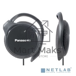 Наушники накладные Panasonic RP-HS46E-K 1.1м черный проводные (крепление за ухом)