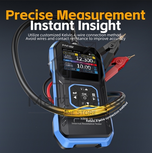 Тестер внутреннего сопротивления батареи FNIRSI HRM-10