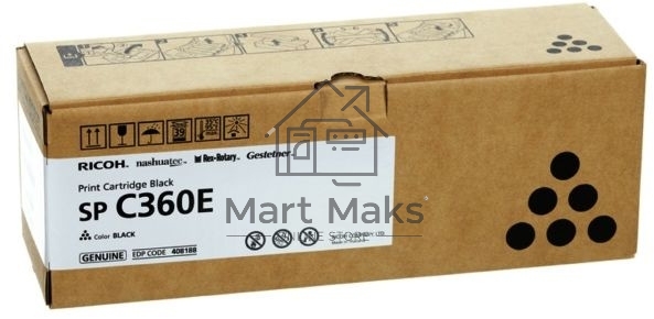 Картридж лазерный тип SP C360E черный для Ricoh SP C360DNw/SP C360SNw/SP C360SFNw/SP C361SFNw (2,5K)