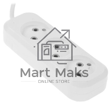 Удлинитель бытовой Smartbuy (SBE-10-3-07m-N) 3 гн х 7,0 м белый