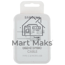 Кабель Samsung EP-DG930DWEGRU USB-microUSB/USB Type-C белый 1.5м