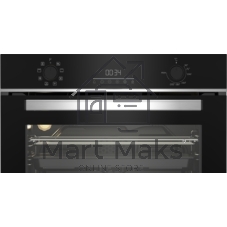Духовой шкаф электрический Beko BBCM13300X, черный/серебристый