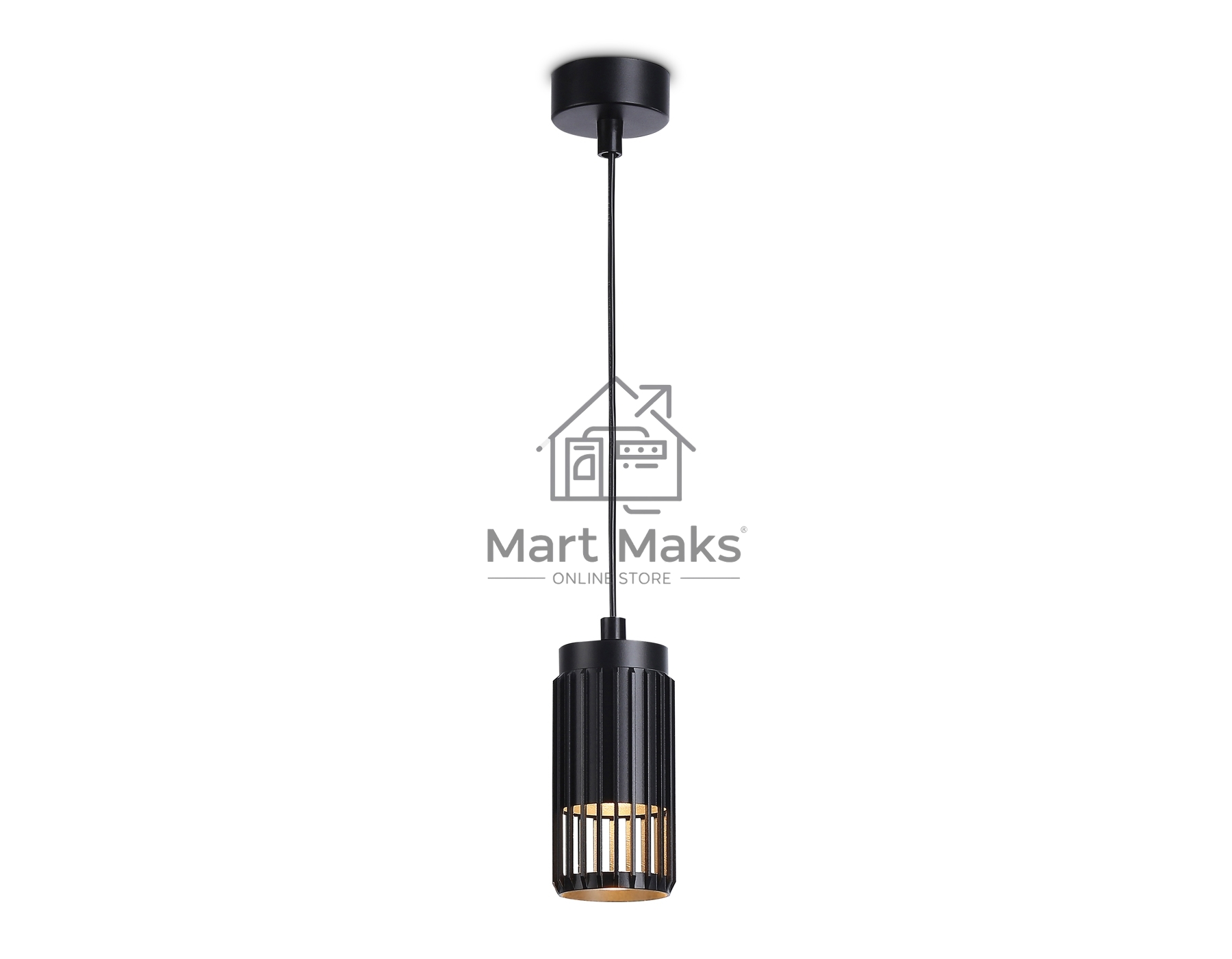 Светильник Ambrella light TN51695 BK черный GU10 D60*1120