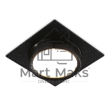 Светильник встраиваемый Ambrella light TN6739 BK черный IP44 GX53 110*110*57