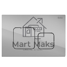 Комплект BAU 6 в 1: инсталляция BAU PRO, унитаз подвесной безободковый торнадо обратного потока Bau Dream 52х36 Hurricane-2, сиденье дюропласт микролифт, кнопка смыва BAU Soul, хром