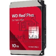 Жесткий диск HDD WD Red Plus 10Tb 7200rpm SATA 512Mb 3.5