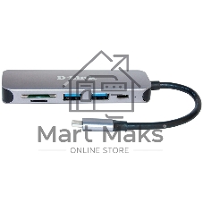 USB-концентратор D-Link DUB-2325, USB, USB 3.0 2порта, USB Type-C,SD,microSD, адаптер/USB