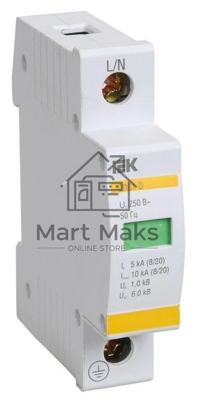 Ограничитель перенапряжения ОПС1-C 1P ИЭК MOP20-1-C