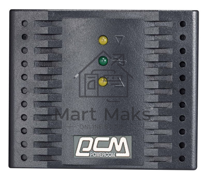 Стабилизатор напряжения Powercom TCA-1200 600Вт 1200ВА черный