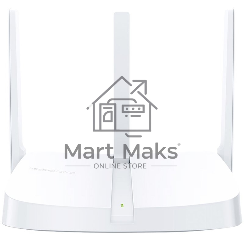 Роутер Mercusys MW306R 300 Mbps Multi-Mode Wireless N Router, 3 × Fixed External Antennas, 3× 10/100 LAN Port, 1× 10/100 WAN Port, 4 in 1- Access Point/Router/Range extender/WISP Mode, WPS/Reset Button, Parental Controls, Guest Network