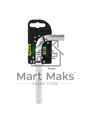 Ключ имбусовый Сибртех HEX, 12мм, 45x, закаленный, никель Сибртех