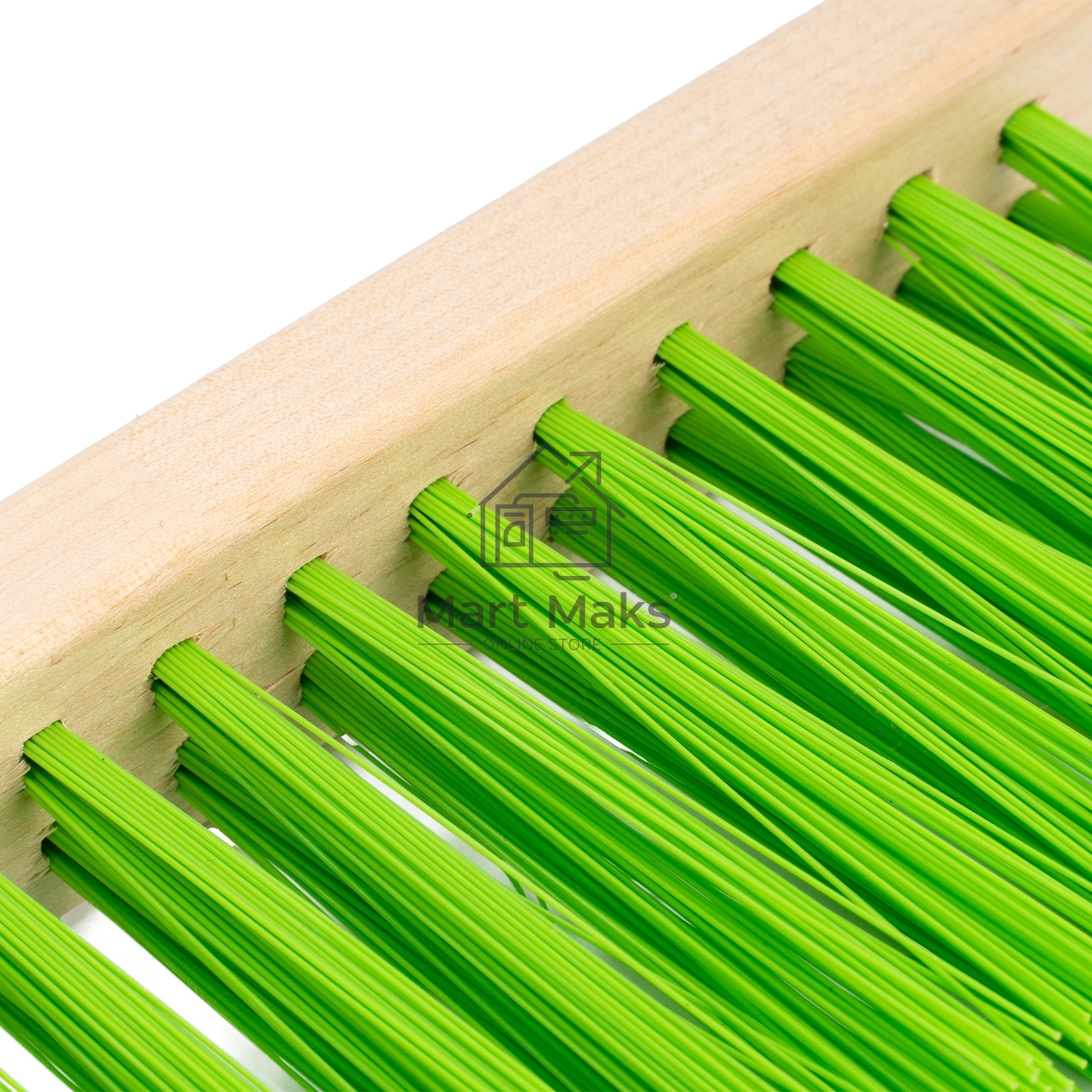 Щетка-сметка 2-рядная Сибртех 280 мм, деревянная ручка 84629