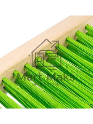 Щетка-сметка 2-рядная Сибртех 280 мм, деревянная ручка 84629