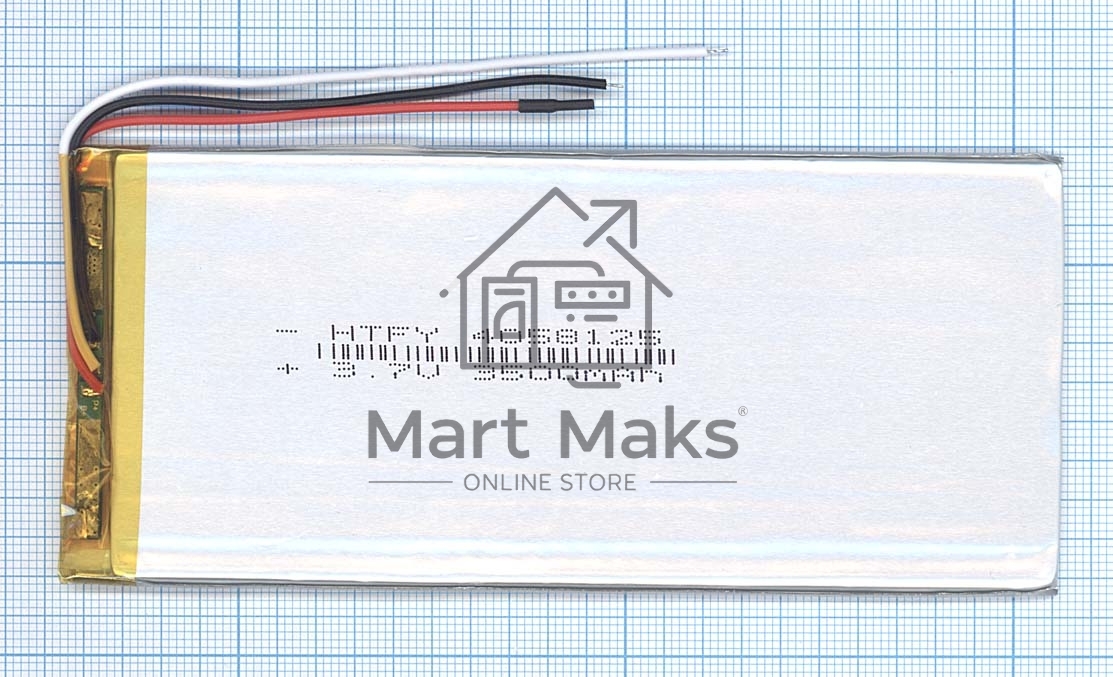 Аккумулятор Li-Pol (батарея) 4x58x125мм 3pin 3.7V/3500mAh