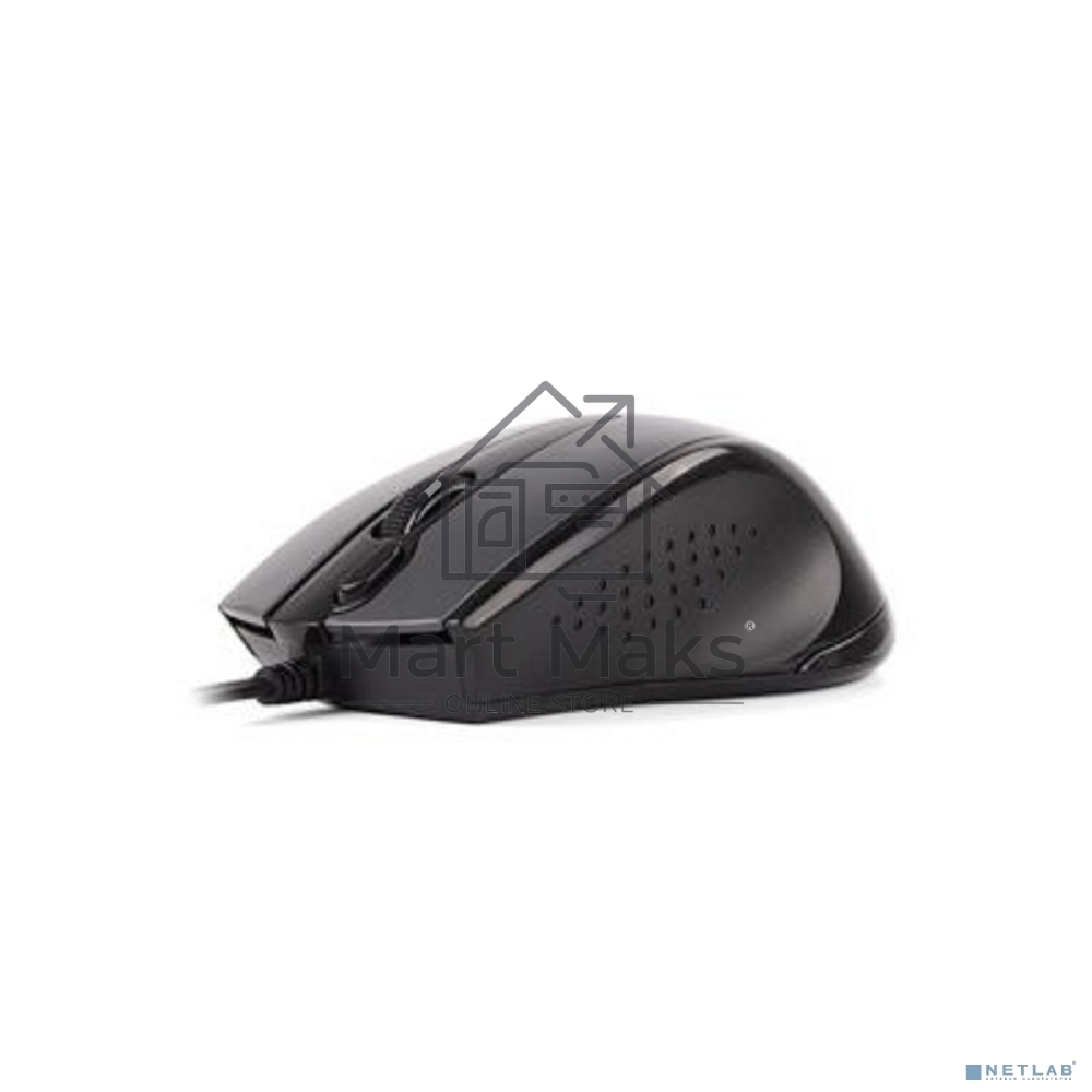 Мышь проводная A4Tech N-500FS черный, 1200 dpi, USB, кнопки - 4