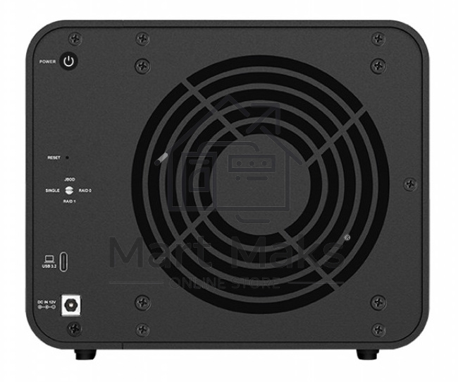 Сетевое хранилище TerraMaster D5 Hybrid DAS tower/ RAID 0, 1, JBOD, SINGLE/ up to (4xHDD + 4xM.2 SSD)/ 2xUSB3.2 Gen2/ 1xPS/ 1YW
