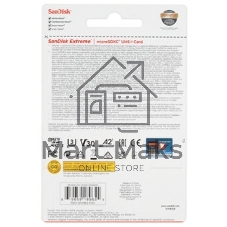 Флеш карта microSD 512Gb SanDisk microSDXC Class 10 UHS-I A2 C10 V30 U3 Extreme 190MB/s