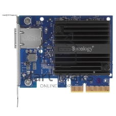 Сетевая карта Synology M.2 SSD-NVME adapter M.2 2110/2080,2 slots m.2 key, 10 Gigabit port RJ-45, PCIe 3.0 x8 adapter (FH bracket)'