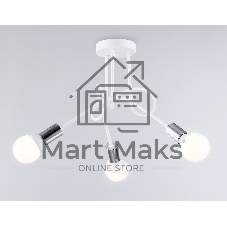 Светильник Ambrella light TR80414/3 WH/CH белый/хром E27/3 max 60W D670*370