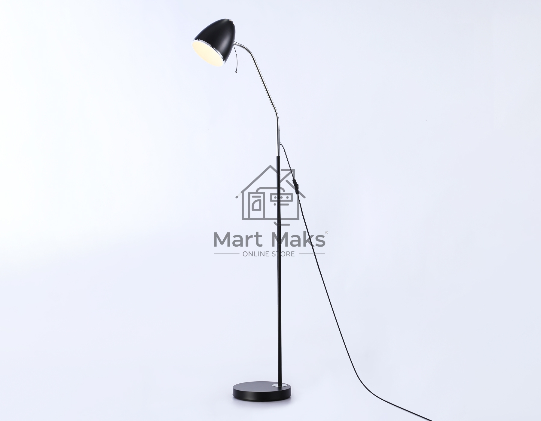 Светильник Ambrella light TR97681 BK черный E27 max 40W D150*1540