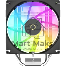 Кулер для процессора Ocypus Delta A40 SE BK ARGB, 120мм ARGB FAN, Top ARGB Panel, 4 HEAT PIPES, 4-PIN PWM, 800-1800 RPM, 31DBA, HYDRO BEARING, LGA115X/1200/1700/18XX, AM4/AM5