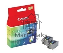 Картридж струйный BCI-16C (9818A002) для Canon SELPHY DS700/810, Цветной, 75стр.