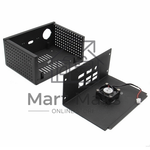 Корпус ACD Metal Case + Power Control Switch + Cooling Fan Kit for Raspberry Pi X820 v1.3 (X800) SSD&HDD SATA Storage Board KP561