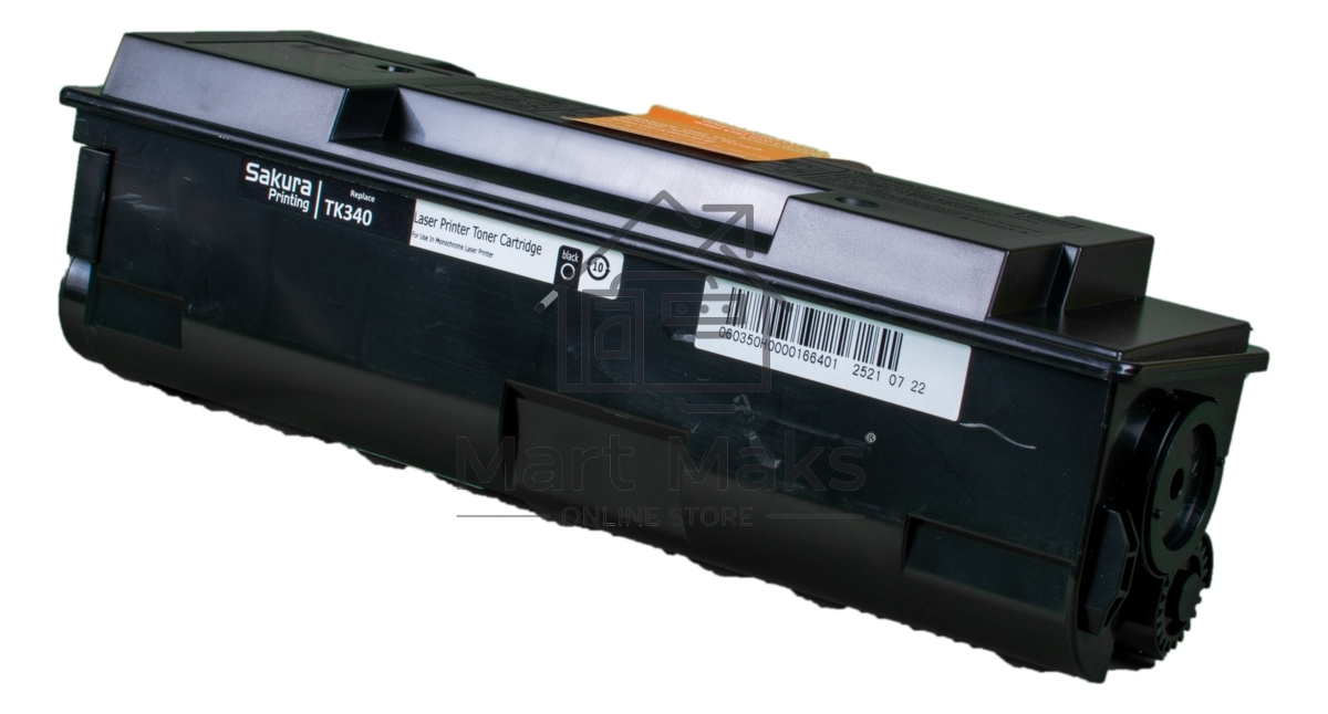 Картридж лазерный Sakura TK340/341/342/343/344 для Kyocera Mita FS-2020D/2020DN, черный, 12000 к.