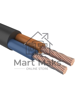 Провод соединительный ПВС 2х1,5 мм² 150 м белый ГОСТ 7399-97