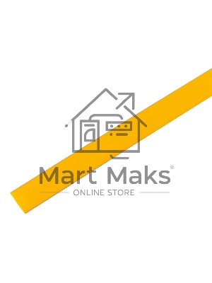 Термоусадочная трубка 12/6,0 мм, желтая, упаковка 50 шт. по 1 м PROconnect