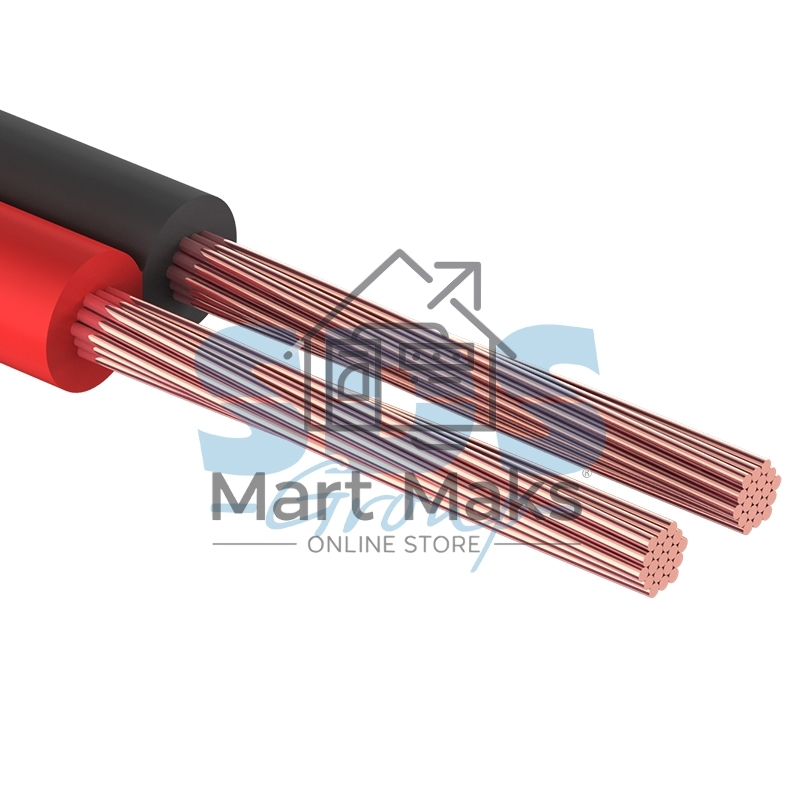 Кабель акустический Rexant 2х0,35 м м², красно-черный, мини-бухта 20 м 01-6102-3-20