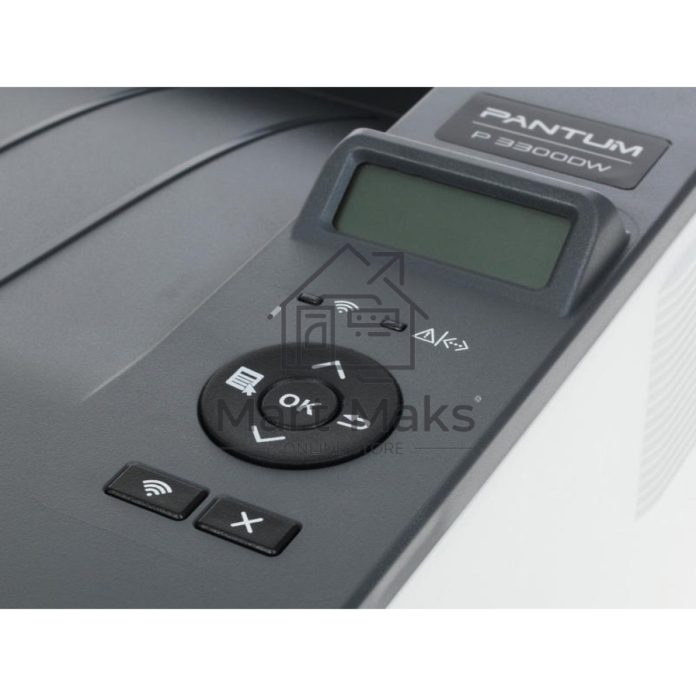 Принтер лазерный PANTUM P3300DW, A4, ч/б, печ. до 33 стр/мин., 1200 x 1200 dpi, RJ-45, Wi-Fi, NFC