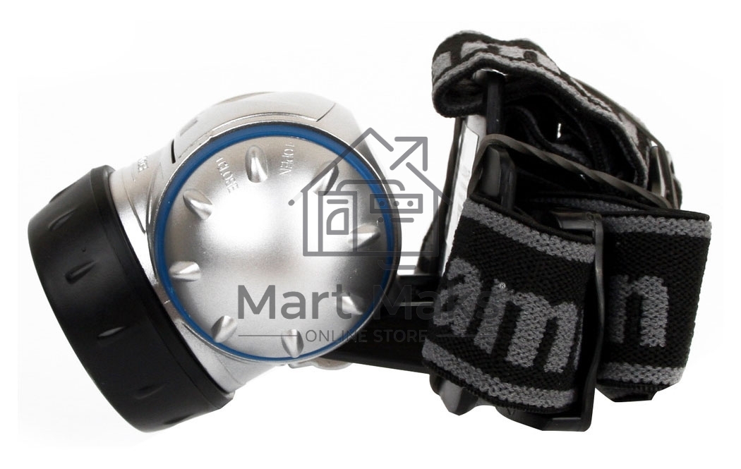Фонарь Camelion LED5313-19F4 (фонарь налобн, металлик, 19LED, 4 реж, 3XR03 в компл, пласт, блист)