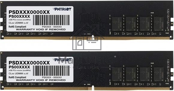 Оперативная память Patriot Signature, DDR4, 8GB (2x4 GB), 2666 MHz, CL19, DIMM