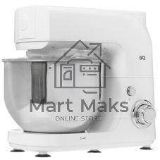 Планетарный миксер BQ MX520 White. Макс. мощность: 1600 Вт, Регулировка скорости: 6 скоростей + импульсный режим